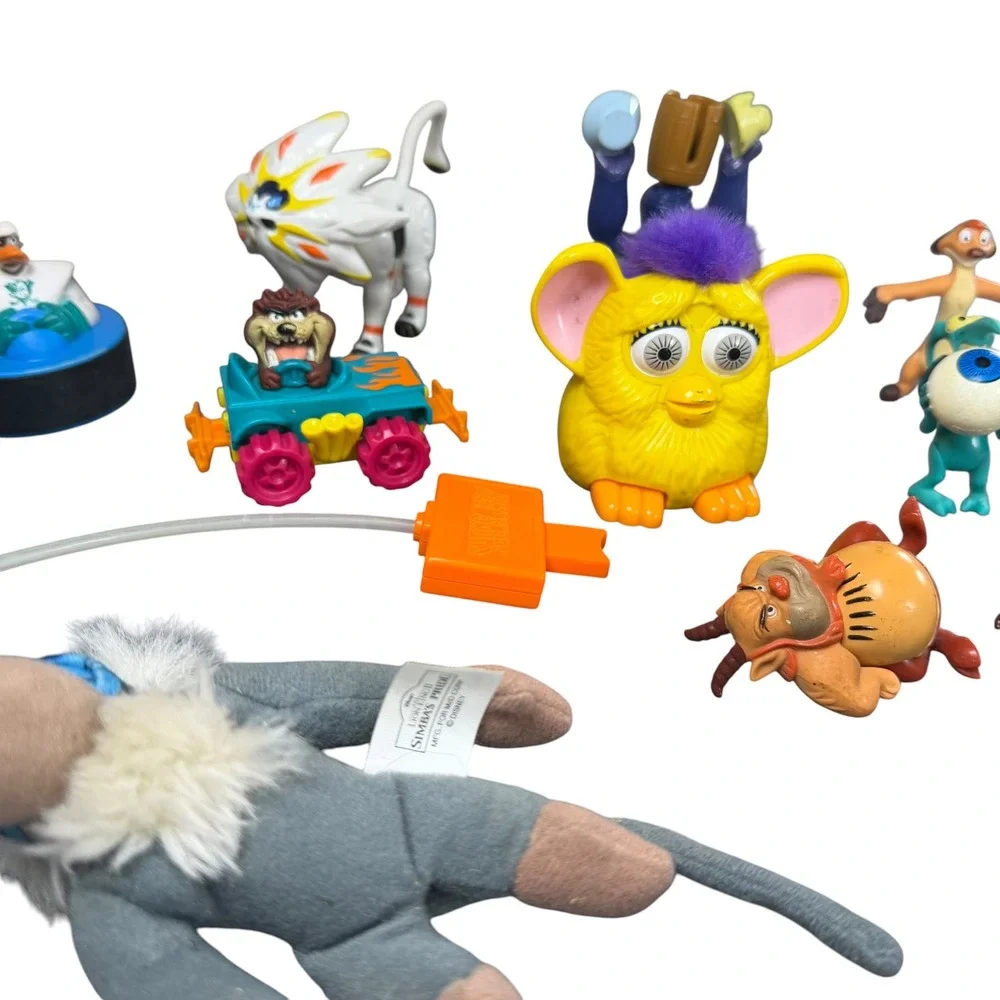Vintage‎ Toy Lot McDonald's Furby Lion King Taz Pokemon King of the Hill Figures